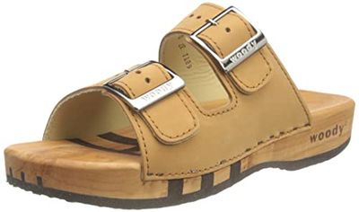 Woody Femme Maxima Sabot, Cuoio, 36 EU