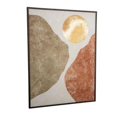 Romimex Tela Polistirolo Legno MDF Astratto 60 x 80 x 3 cm