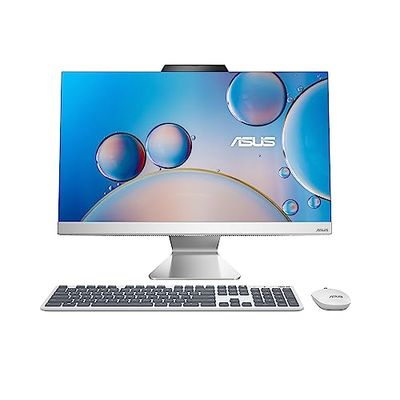 ASUS A3402WBAK-WA412W - Stationär allt-i-ett-dator Full HD (Intel Core i7-1255U, 16 GB RAM, 512 GB SSD, Iris Xe Graphics, Windows 11 Home) Vit - QWERTY tangentbord spanska