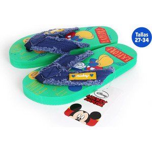 IDEALCASA KIDS Chaussures d'été pour Enfant Mickey Vert