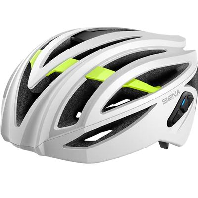 Sena R2 Casque de vélo de Route (Blanc Mat, Taille L)