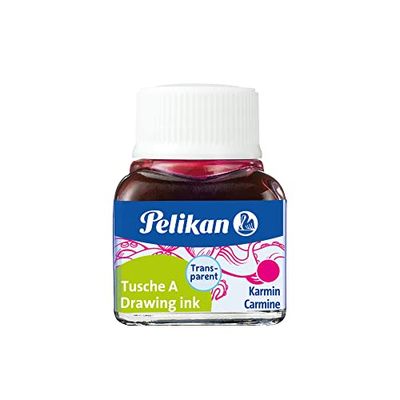 Pelikan 201517 Encre de chine A flacon 10 ml Carmin