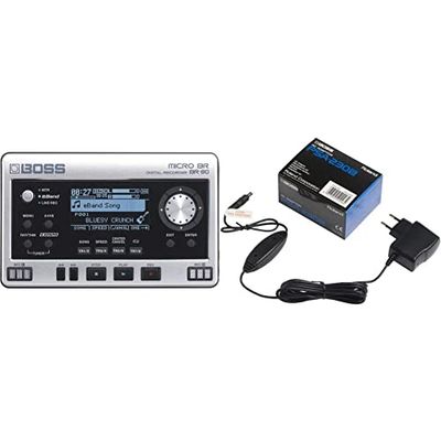 BOSS Br-80 Portable Digital Recorder, Argento & Psa-230 Eu