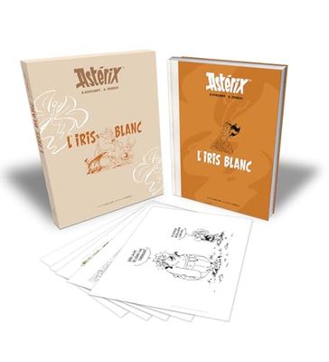 ASTERIX Tome 40 Artbook - L'Iris blanc: L'artbook. Coffret avec 5 ex-libris