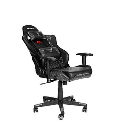 Call of Duty Sidewinder Gaming Chair with Adjustable Height, Soft Padded Backrest and Cushions, Black, Games Room, Gamers Chair, Kids Chair, Office Chair