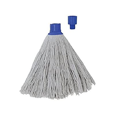 MSV V100258 Fringe Punta Esagonale con Fibra di Cotone/Polietilene Bianco / 220 g
