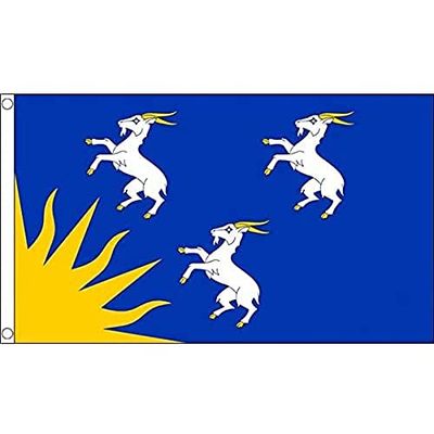 BANDIERA CONTEA DI MERIONETHSHIRE 150x90cm - BANDIERA DI MERIONETH IN GALLES 90 x 150 cm - AZ FLAG