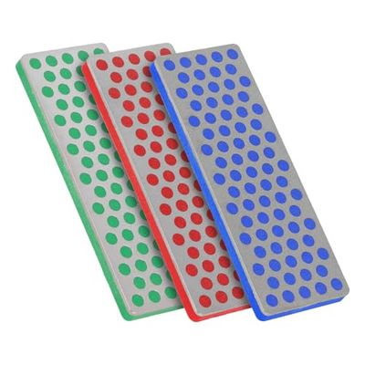 DMT W7EFC - Conjunto de 3 pedras de diamante Diamond Whetstone Mini, grosso, fino e extra fino