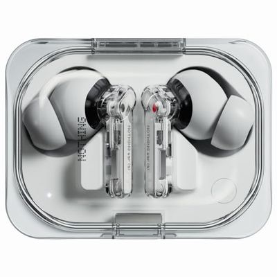 Nothing Ear (a) wireless oordopjes met Actieve ruisonderdrukking, Algoritme voor basversterking en Tot wel 42,5 uur luistertijd - Wit