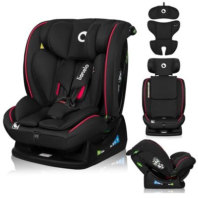 LIONELO AART I-SIZE Siège Auto Bébé 40 à 150 cm, Installation avec Ceinture de Sécurité, Réglage de l'Appui-tête et de l'Inclinaison, Insert Lombaire et Réducteur, Norme R129 i-Size Standard