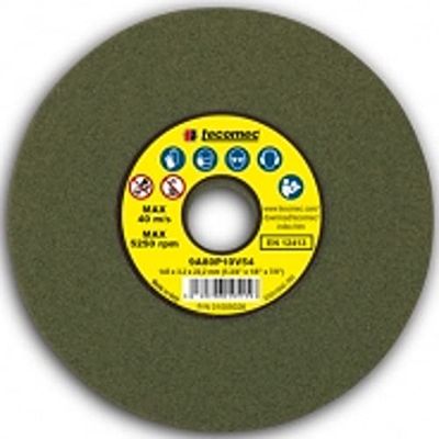 Tecomec K00204026 Meule 1.30 x 14.20 x 14.10 CM; 130 Grams pour aiguiseur, vert
