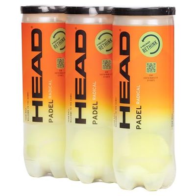 HEAD 3x3B Padel Radikal, Padel Ball