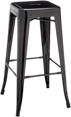 Kit Closet 5020519012 -Tabouret Haute, métal, Noir