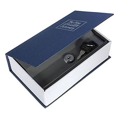 Caja fuerte Diccionario Azul Marino Tamaño: 265 x 200 x 65 mm