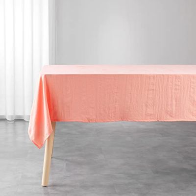 Douceur d'Intérieur Tovaglia rettangolare (140 x 240 cm) Suzy Corallo, Microfibra Lavata