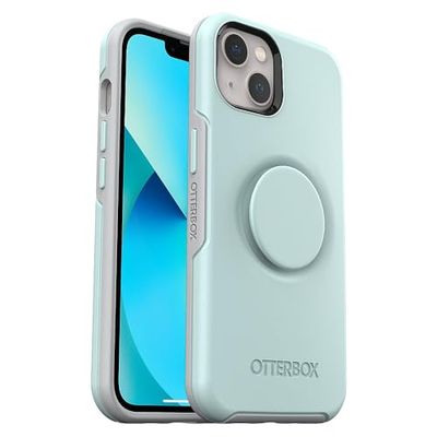 OtterBox Otter + POP Symmetry Series Hoesje voor iPhone 13 - Tranquil Waters (blauw)