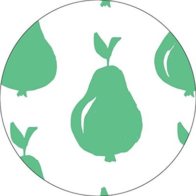 Bonateks, Round Digital Printed Mouse Pad, Non-Slip Base, for Office and Home, Diameter:22cm
