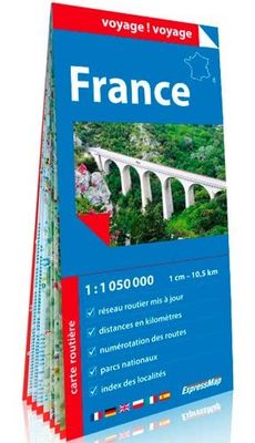 France 1/1M050 (Carte En Papier)