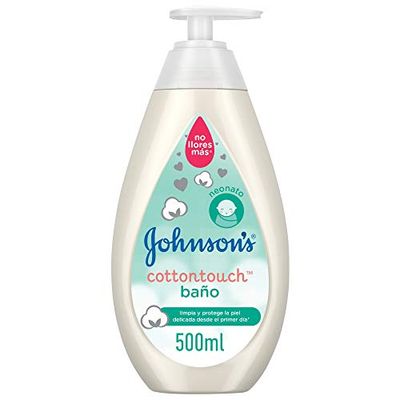Johnson's CottonTouch kąpiel pielęgnacyjna do wrażliwej skóry noworodka – 1 x 500 ml