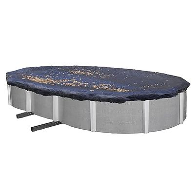 Blue Wave La saleté Defender Ovale Above Ground Feuille Net pour Piscine 16 by 25-Feet Noir