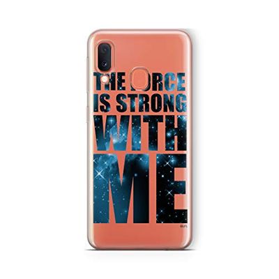 Oryginalne i oficjalnie licencjonowane etui na telefon komórkowy z logo Star Wars do Samsung A20e, obudowa, obudowa z tworzywa sztucznego i silikonu TPU, chroni przed uderzeniami i zarysowaniami