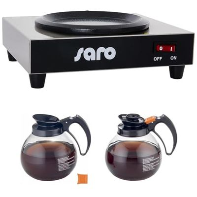 Saro 317-2078 - Piastra riscaldante + Saro 213-3801 - Caraffa in vetro, 1,8 l
