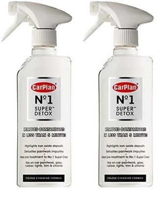 CarPlan N°1 Super Detox Iron Oxide Remover 600ml CSD600 (Pack of 2)