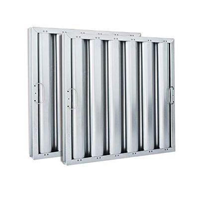 Kleen-Gard Aluminum Commercial Kitchen Hood Filter, Range Hood Baffle Grease Filter for Restaurant Kitchen Exhaust Hoods, 20x20x2 | Actual Size: 19.5 x 19.5 x 1.88 inches | (Pack of 2)