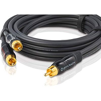 Oehlbach Booom! - Cable para subwoofer, gris