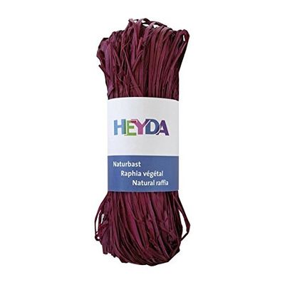 5X Heyda Naturbast 50 G Bordeaux