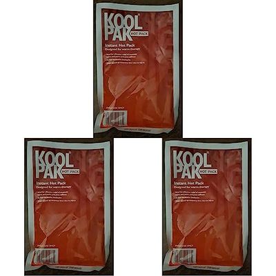 Koolpak Instant Heat/Hot Pack - 1 (Single) (Pack of 3)