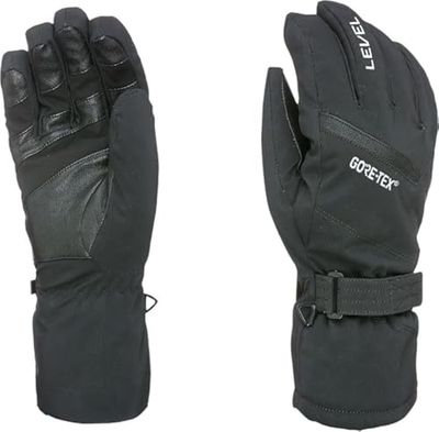 Level Evolution Gore-Tex - Guanti Sci Uomo con Polsino e Cinturino Regolabile, Guanti Invernali Uomo Protettivi, Impermeabili e Traspiranti, Guanti Termici da Neve Ideali nella Stagione Fredda, 1 Paio