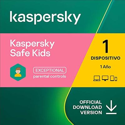 Kaspersky Safe Kids | 1 Dispositivo | 1 Año | PC/Mac/Mobile | Código de activación enviado por email