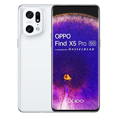 OPPO Find X5 Pro 5G - Smartphone 256GB, 12GB RAM, Dual Sim, White
