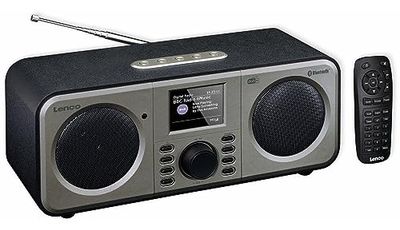 Lenco DAR-030 - DAB+ radio - Bluetooth V.5 - DAB+ en FM ontvanger - 10 zendergeheugen - 2 x 3 Watt RMS - afstandsbediening - alarmfunctie - zwart