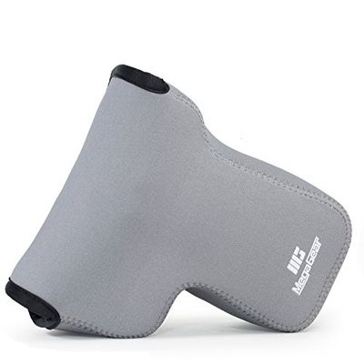 MegaGear MG1111 para Nikon Coolpix P900, P900S Estuche de cámara Ultra Ligero, de Neopreno, Gris