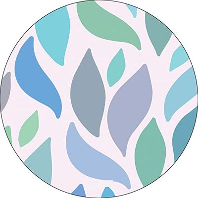 Bonateks, Round Digital Printed Mouse Pad, Non-Slip Base, for Office and Home, Diameter:22cm