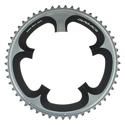Shimano FC-7900, Corona, Nero/Grigio, 53 Denti