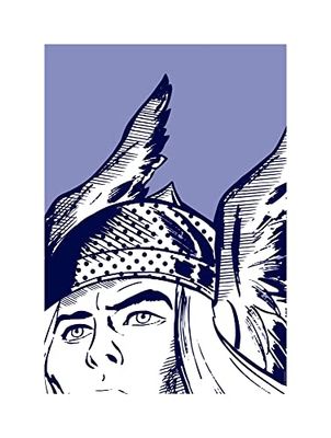 Komar The Mighty Thor Sticker mural décoratif pour chambre d'enfant Motif Marvel 30 x 40 cm