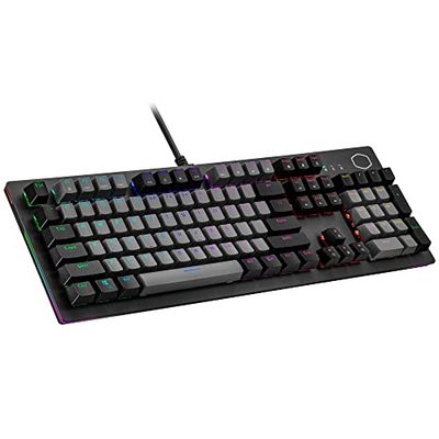 Cooler Master CK352 Clavier de Jeu Pleine Grandeur, commutateurs Rouges, Disposition ES - QWERTY