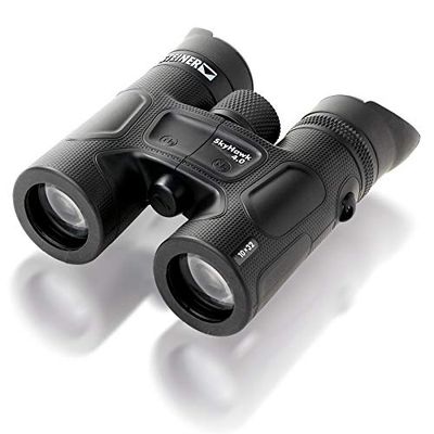 STEINER Binóculos Skyhawk 4.0 10x32 - ótica de qualidade alemã, detalhes nítidos, robustos, ergonómicos, observação da natureza, animais e pássaros