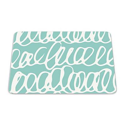 Bonamaison, Rechthoek Pop Art Digital bedrukte muismat, antislip onderkant, voor kantoor en thuis, grootte: 22x18 cm