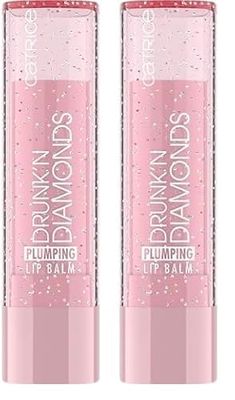 Catrice Drunk'n Diamonds Baume à lèvres repulpant n° 040, marron, hydratant, nourrissant, agrandissant, brillant, végétalien, sans parfum, sans paraben, sans particules de microplastique, 3,5 g