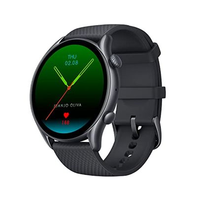 Amazfit GTR 3 Pro Smartwatch GPS fitnesshorloge met bewaking van hartslag, slaap, stress, SpO2, sporthorloge met meer dan 150 sportmodi, bluetooth-oproepen, muziekbediening, Alexa