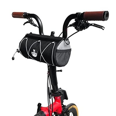 Torba na narzędzia na siodełko do Brompton czarno-szara