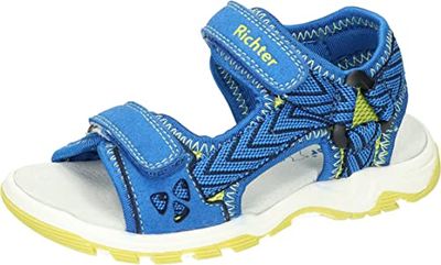 Richter Kinderschuhe Leon, Sandalia, Malaysia/Neon Yellow, 28 EU