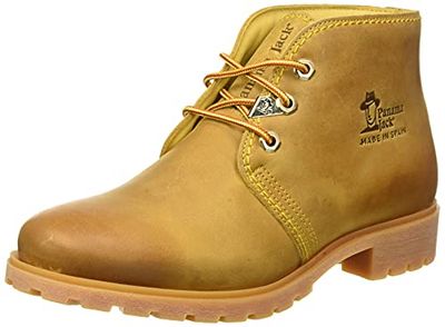 Panama Jack Bota Panamá, sapatos de cordão Brogue para homem, Amarelo Vintage B1, 40 EU