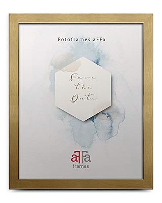 aFFa frames Hekla - Marco de fotos MDF (24 x 30 cm), color dorado