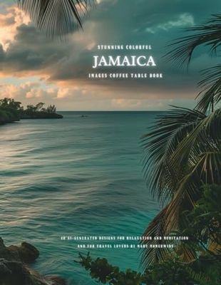 Stunning Colorful Jamaica Images Coffee Table Book: 40 AI-Generated Designs for Relaxation and Meditation and for Travel Lovers