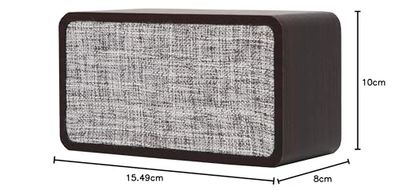 APM France, 425025, Mini Altavoz inalámbrico Acabado Madera